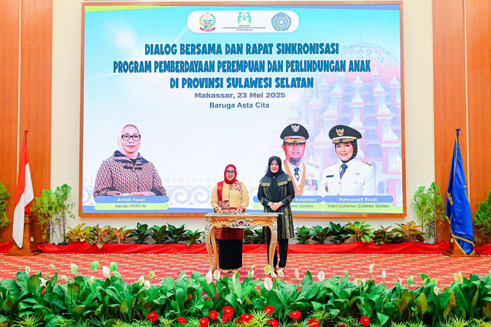 Menteri PPPA RI Apresiasi Komitmen Pemprov Sulsel Lindungi Perempuan dan Anak