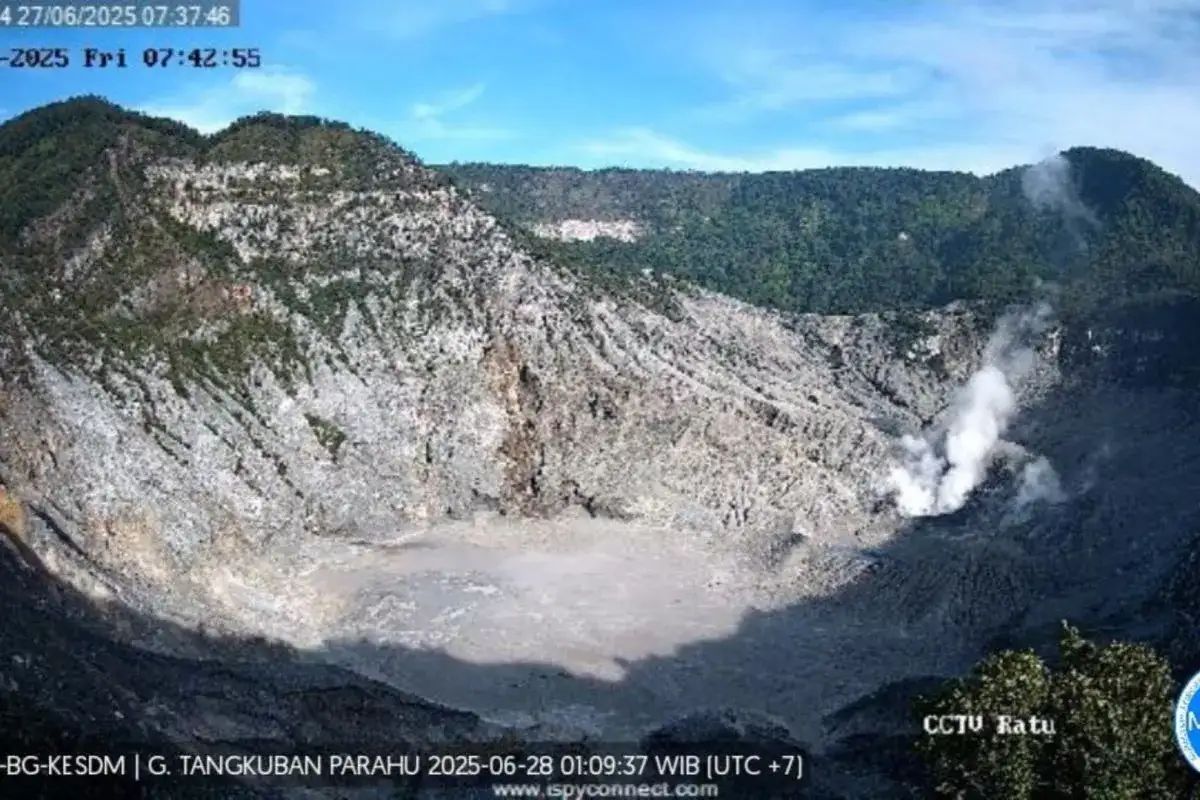 Aktivitas Gunung Tangkuban Parahu Meningkat, Warga Diminta Waspada Meski Status Masih Normal