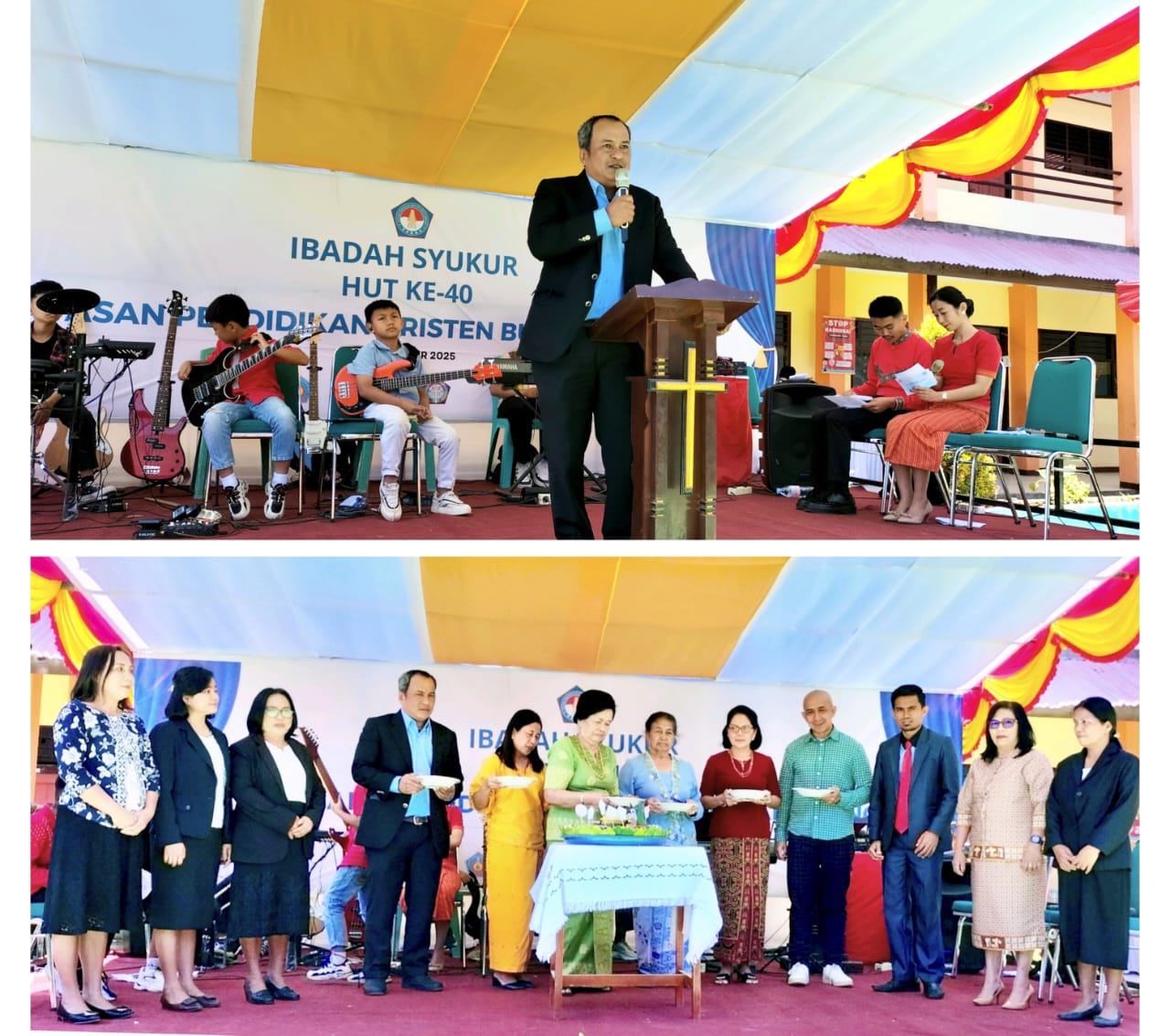 Peringati HUT ke-40 Yayasan Kristen Buntu Ambaang, Ketua Yayasan: Jangan Pernah Menyerah Untuk Berbuat Baik