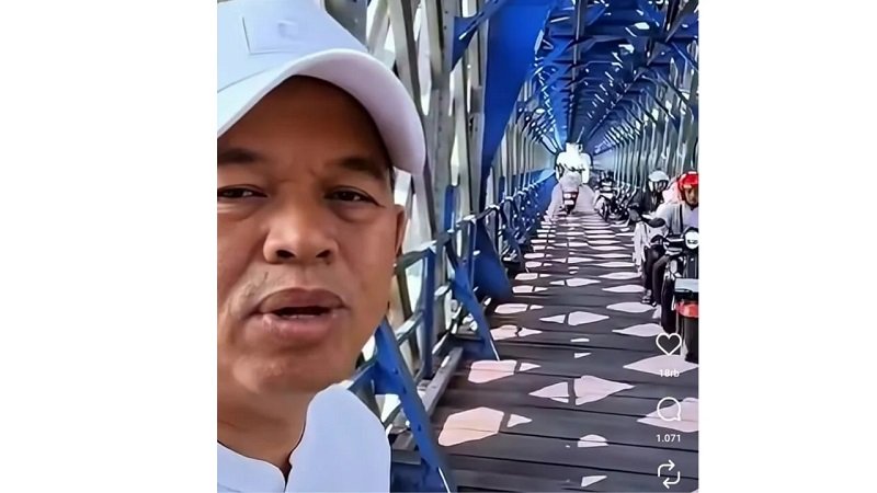 Viral Dugaan Pungli, Dedi Mulyadi Pastikan Jembatan Cirahong Kini Lebih Rapi dan Lancar