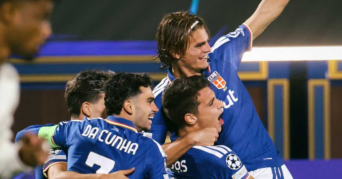 Hasil Liga Champions 22 Oktober, Como Bantai MU 4-1